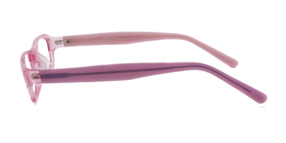 Menard Pink Oval Acetate Eyeglasses