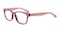 Thebaud Pink Classic Wayframe Acetate Eyeglasses