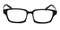 Taurus Black/White Square Acetate Eyeglasses