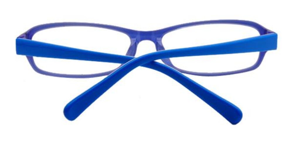 Wendi Black/Blue Rectangle Acetate Eyeglasses
