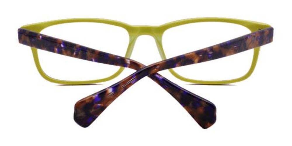 Ternullo Blue/Yellow Classic Wayframe Acetate Eyeglasses
