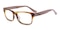 Drancy Grey/Yellow Square Acetate Eyeglasses