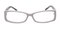 407 White Rectangle Acetate Eyeglasses