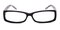 407 Black Rectangle Acetate Eyeglasses