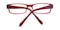 FP0375 Brown Rectangle Plastic Eyeglasses