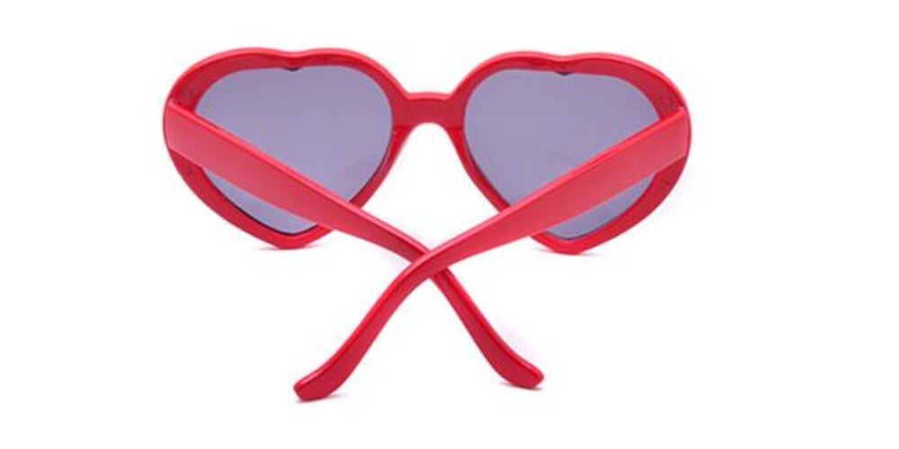 Valentine Red Plastic Eyeglasses
