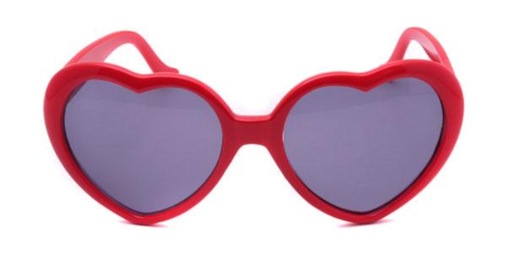 Valentine Red Plastic Eyeglasses