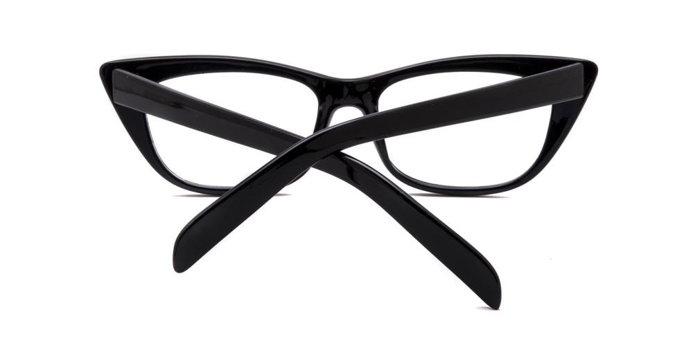Natividad Black Cat Eye Plastic Eyeglasses