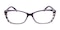 Lesley Purple Cat Eye Plastic Eyeglasses