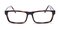 Madison Tortoise Rectangle Plastic Eyeglasses