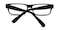 Richmond Black Rectangle Plastic Eyeglasses