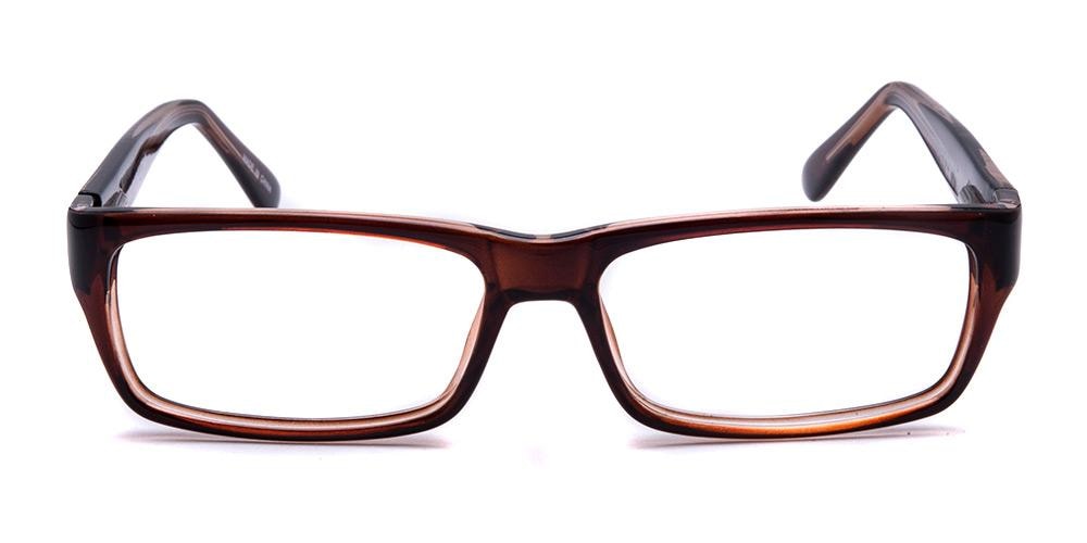Richmond Brown Rectangle Plastic Eyeglasses