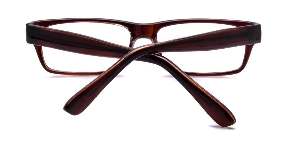 Richmond Brown Rectangle Plastic Eyeglasses