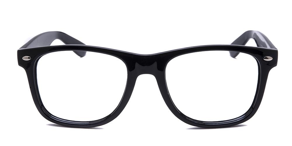 Winchester Black Classic Wayframe Plastic Eyeglasses