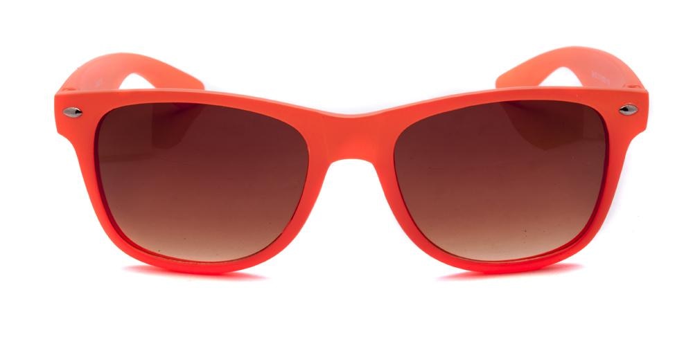 McAllen Orange Classic Wayframe Plastic Sunglasses