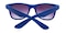 McAllen Blue Classic Wayframe Plastic Sunglasses
