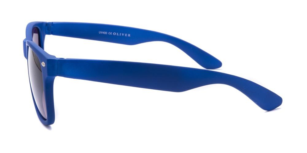 McAllen Blue Classic Wayframe Plastic Sunglasses