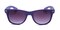 McAllen Purple Classic Wayframe Plastic Sunglasses