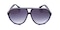 Auburn Blue/White Aviator Acetate Sunglasses