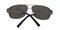 Spokane Gunmetal Aviator Metal Sunglasses