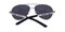 Kenosha Silver Aviator Metal Sunglasses