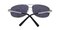 Platteville Silver Aviator Metal Sunglasses