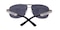 Madison Silver Aviator Metal Sunglasses
