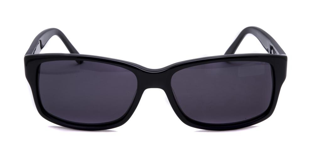 LaCrosse Black Classic Wayframe Acetate Sunglasses