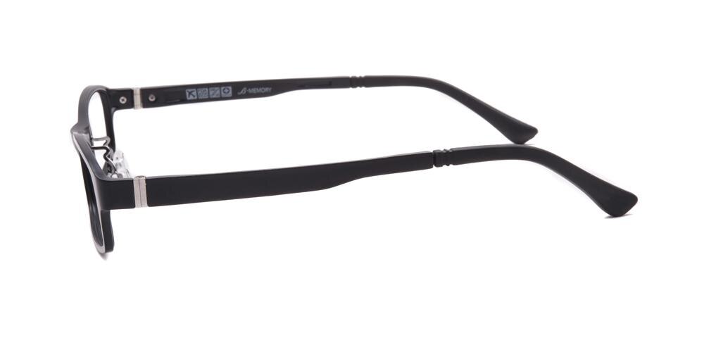 Knoxville Rectangle Black Eyeglasses