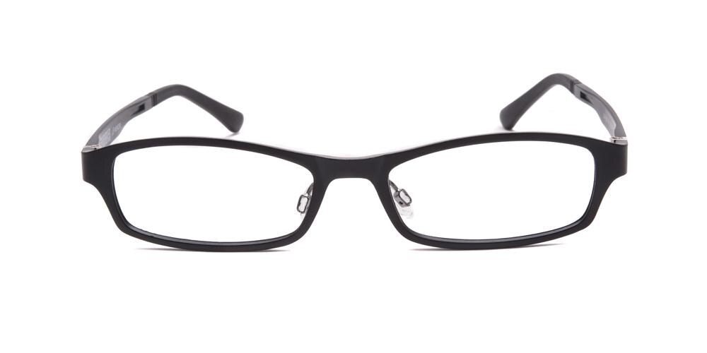 Knoxville Rectangle Black Eyeglasses