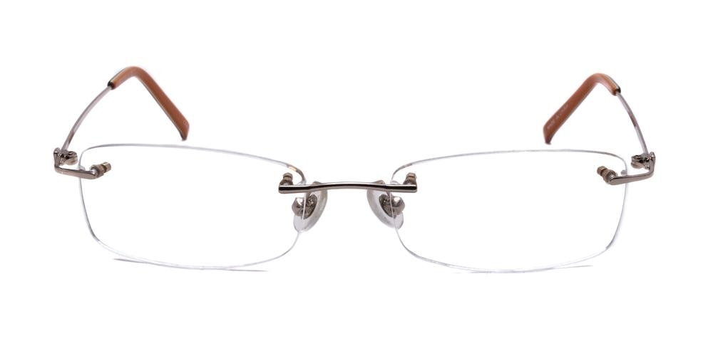 Provo Golden Rectangle Metal Eyeglasses
