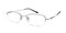 Lawton Silver Rectangle Eyeglasses