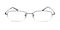 Lawton Black Rectangle Eyeglasses