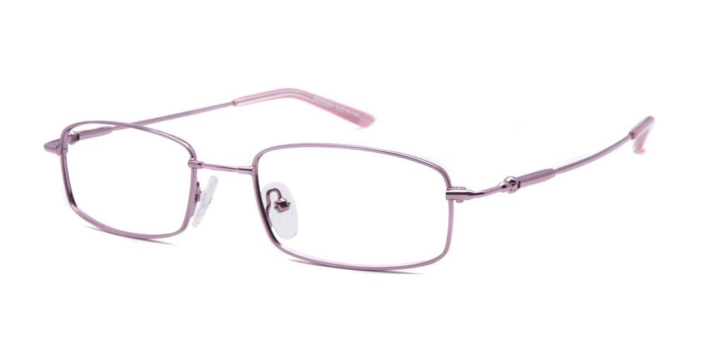 Dayton Pink Rectangle Eyeglasses