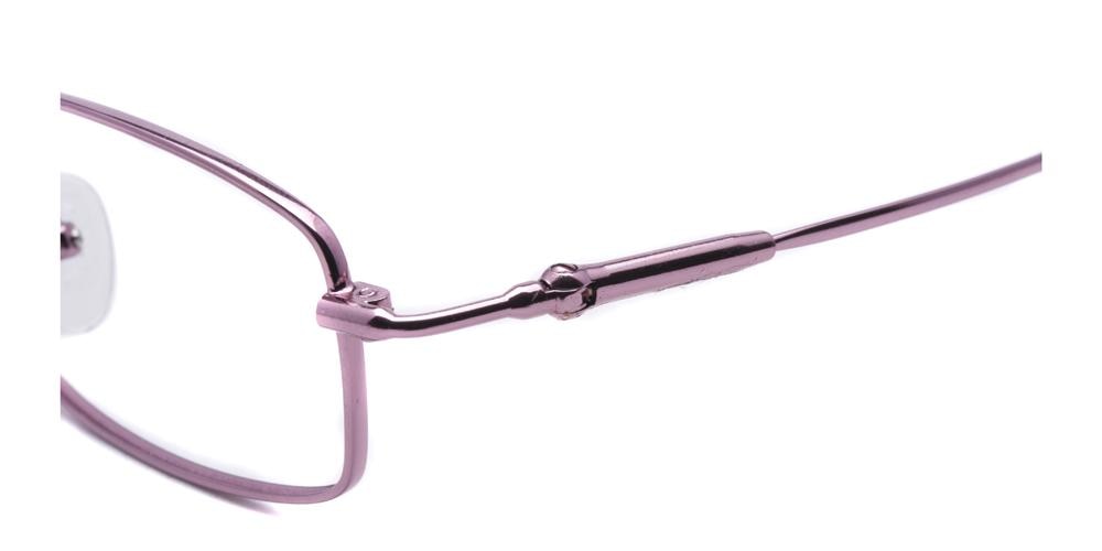 Dayton Pink Rectangle Eyeglasses