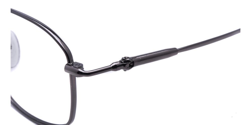 Astoria Gunmetal Rectangle Eyeglasses