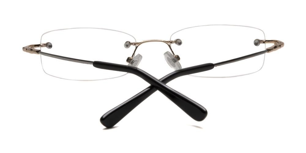 Manorville Golden Rectangle Eyeglasses