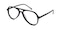 Youngstown Black Aviator Acetate Eyeglasses