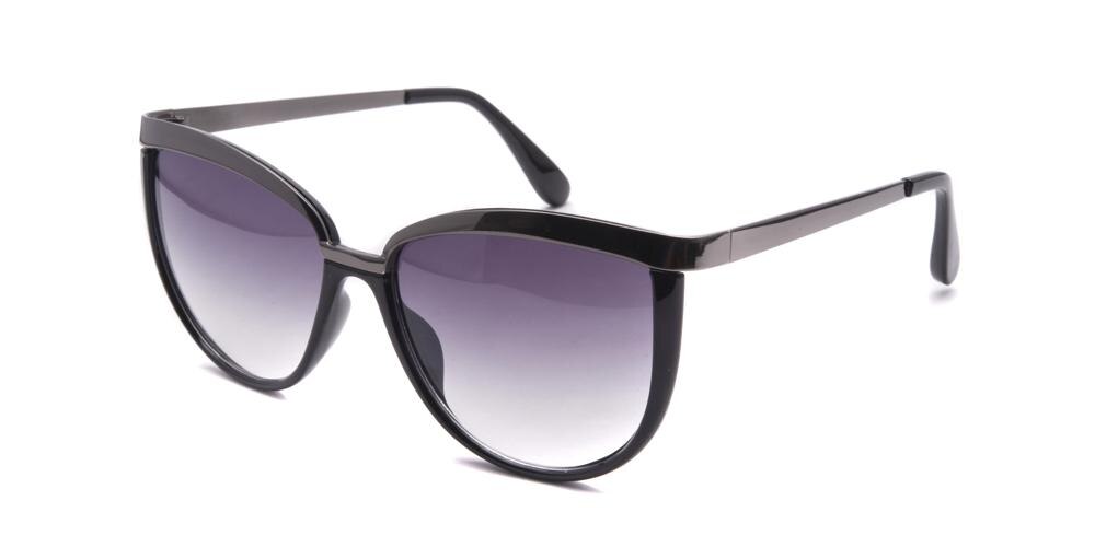 Shreveport Black Classic Wayframe Plastic Sunglasses