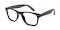 Sudbury Black Oval Plastic Eyeglasses