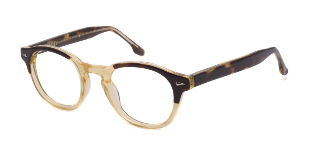 Sherman Brown Classic Wayframe Acetate Eyeglasses
