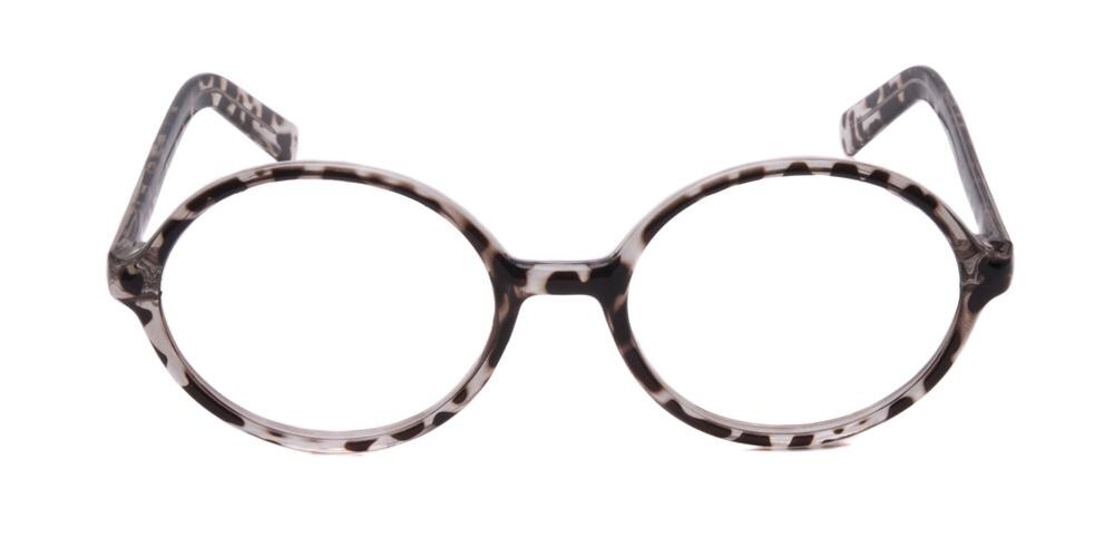 Trussville Zebra Round Plastic Eyeglasses