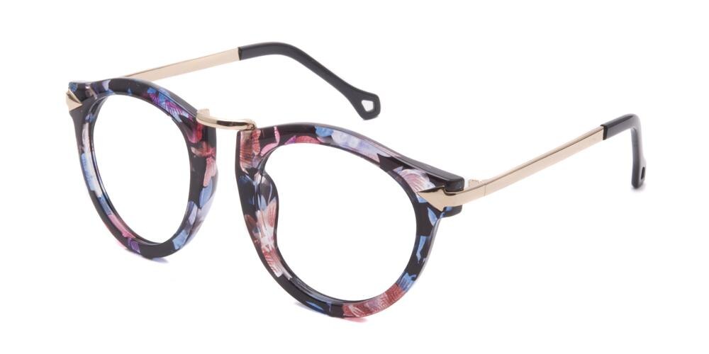 Westlake Multicolor Round Plastic Eyeglasses