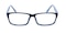 ElPaso Black/blue Rectangle Plastic Eyeglasses