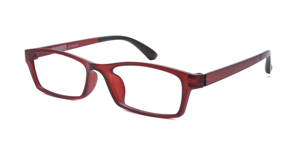 Danville Red Rectangle Ultem Eyeglasses
