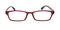 Danville Red Rectangle Ultem Eyeglasses