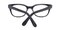 Saxton Black Classic Wayframe Acetate Eyeglasses