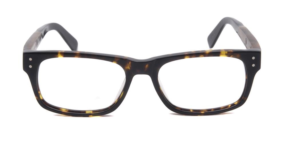 Peabody Rectangle Tortoise Eyeglasses