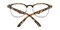 Marquette Tortoise Classic Wayframe Metal Eyeglasses