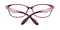 Tupelo Burgundy Rectangle TR90 Eyeglasses